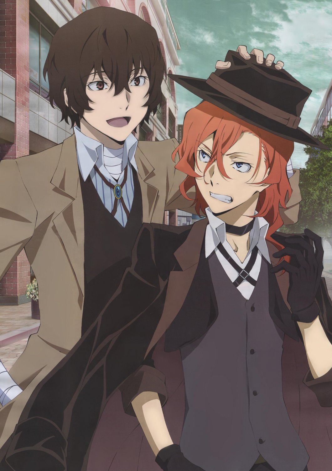 ANIME POSTER 12x18 BUNGO STRAY DOGS 700047 Chuuya Nakahara Osamu Dazai