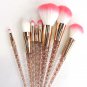 Aquarium Crystal 8 PCS Unicorn Brush Makeup Brush Set Nylon Hair Eyebrow Eyeshadow Powder Brush