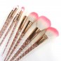 Aquarium Crystal 8 PCS Unicorn Brush Makeup Brush Set Nylon Hair Eyebrow Eyeshadow Powder Brush