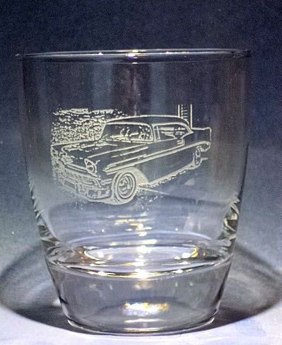 Custom Vintage Car Glass