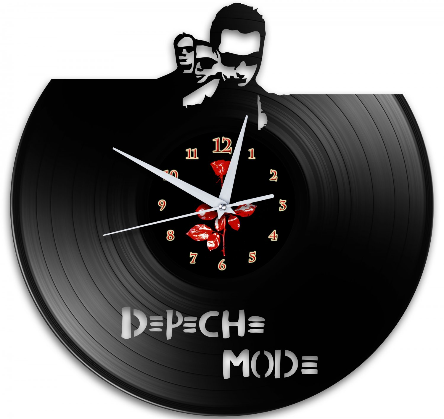 Depeche Mode 12Inch Black Vinyl Wall Clock Retro Unique Music Art Gift
