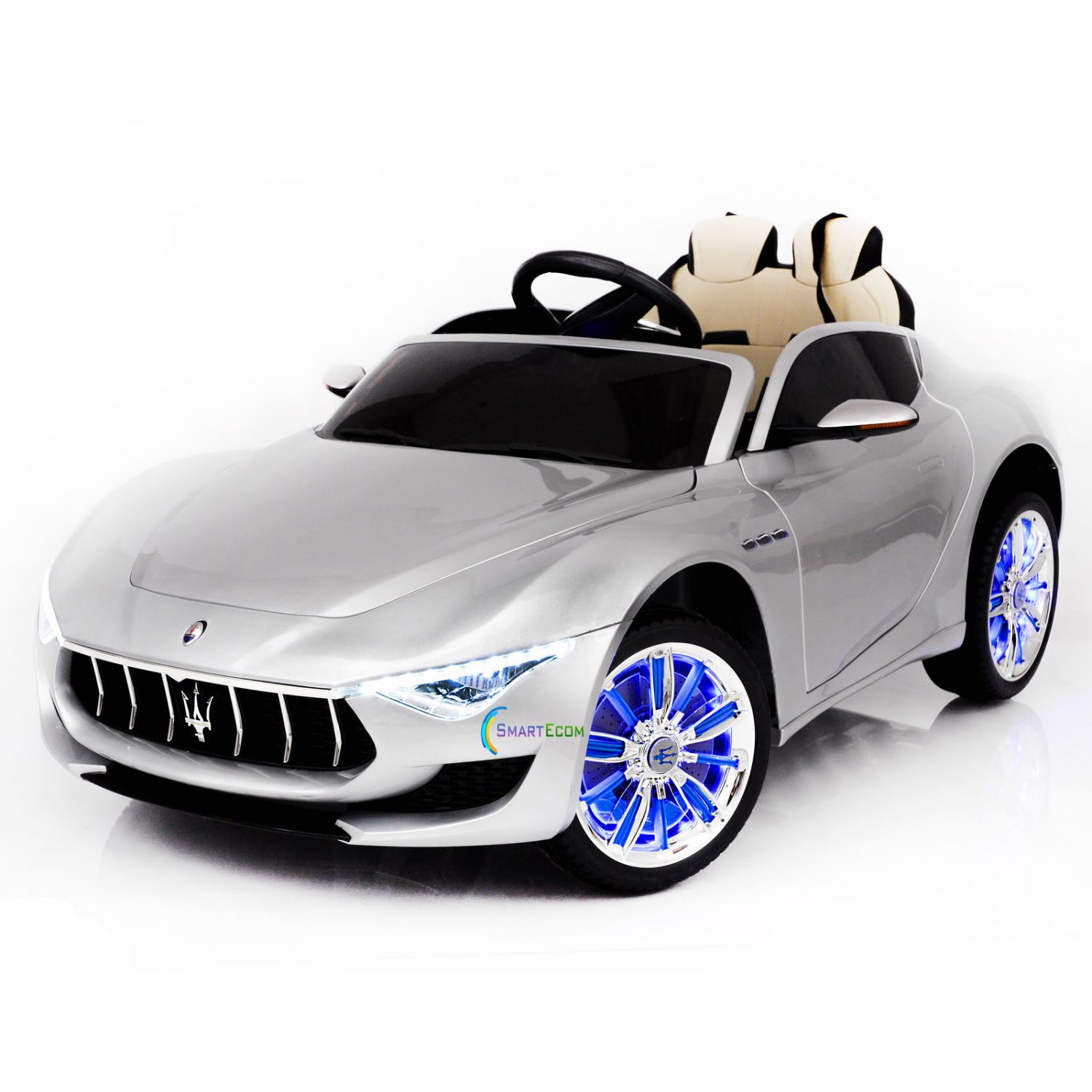 12V Maserati Alfieri Ride On Car w/ Remote Control 3 Speeds Trunk 4MP