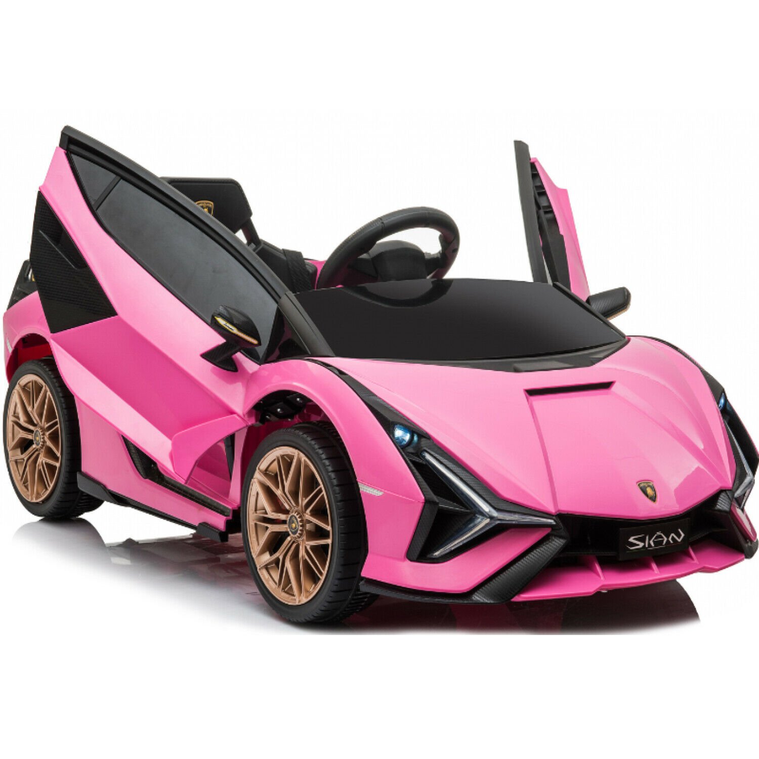 Lamborghini Sian Ride On Car with Remote Control 12V power Display USB ...