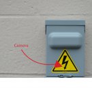 Weatherproof Electrical Box With Covert Camera