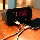 Alarm Clock With Covert Camera and Wi-Fi Capability