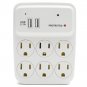 6-Plug Wall Outlet With Covert Camera and Wi-Fi Capability