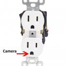 Hardwired Wall Outlet With Covert Camera and Wi-Fi Capability
