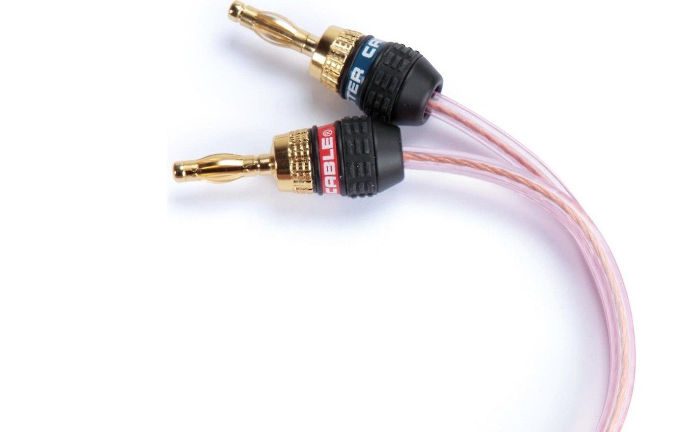 Monster Cable Black Platinum Quick Lock Banana Plugs Connectors 2 Pair