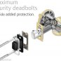 Schlage Antique Brass Single Handle Front Entry Door Lockset Camelot 609 lockset