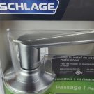 New Schlage Satin Chrome Passage Lever No Lock ADA ok Commercial Office L or R New Schlage Satin Chrome Passage Lever No Lock ADA ok Commercial Office L or R