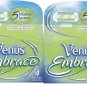 New VENUS EMBRACE 8 CARTRIDGES 100% AUTHENTIC Moisturizing cartridges Blades