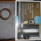 Target Home Thermal Grommet Window Curtain Rod Panel 54x84 Red Basketweave STAIN