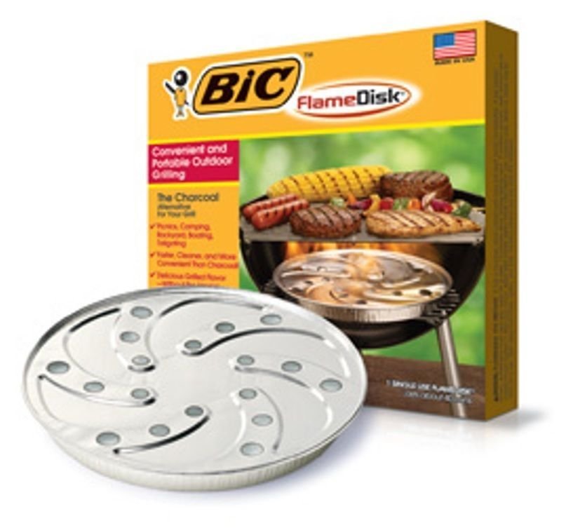 Bic Flame Disc Disk Lot Of 3 NIB The Charcoal Alternative For Your