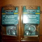 2 - Reese Trailer 3/4" 19mm Nut & Washer 70278 For 2" or 1 7/8" Tow Hitch Ball