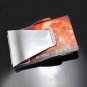 Slim Clip Double Sided Money Clip Credit Card Holder Wallet New Stainless Steel