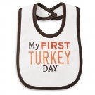 Carter's My First Thanksgiving Turkey Bib Baby Embroidered Gobble Wobble Pilgrim Carter's My First Thanksgiving Turkey Bib Baby Embroidered Gobble Wobble Pilgrim