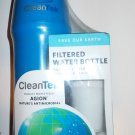 NEW Fit & Fresh CleanTek 2 stage Filtered 20oz squeeze Water Bottle blue