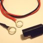 SAE 12V Battery Hookup 27" DC Solar Auto Power Trailer Plug Cable 3 amp fuse