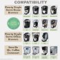 New Ekobrew Reusable K-Cup Refillable Filter For Keurig Brewer (BROWN CANISTER)