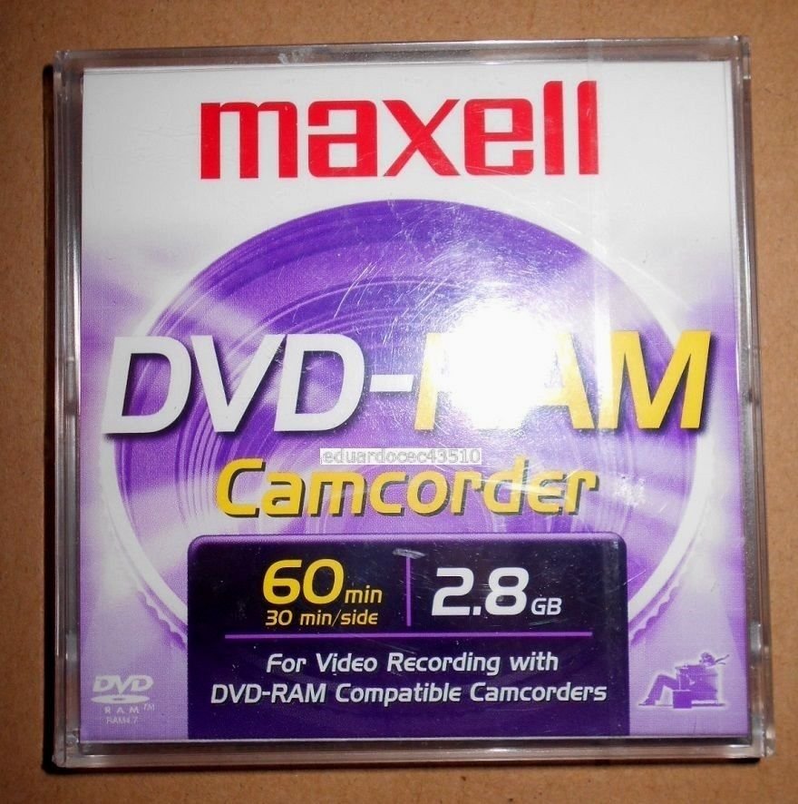 NEW MAXELL Mini DVDRAM 60min 2.8GB Camcorder Disc Hitachi Panasonic