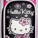 Hello Kitty Red Camera Case hard shell wristlet clam double zipper black w/strap