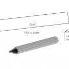 Hager Threshold door window weatherstripping 726 press on swing 17 feet charcoal Hager Threshold door window weatherstripping 726 press on swing 17 feet charcoal