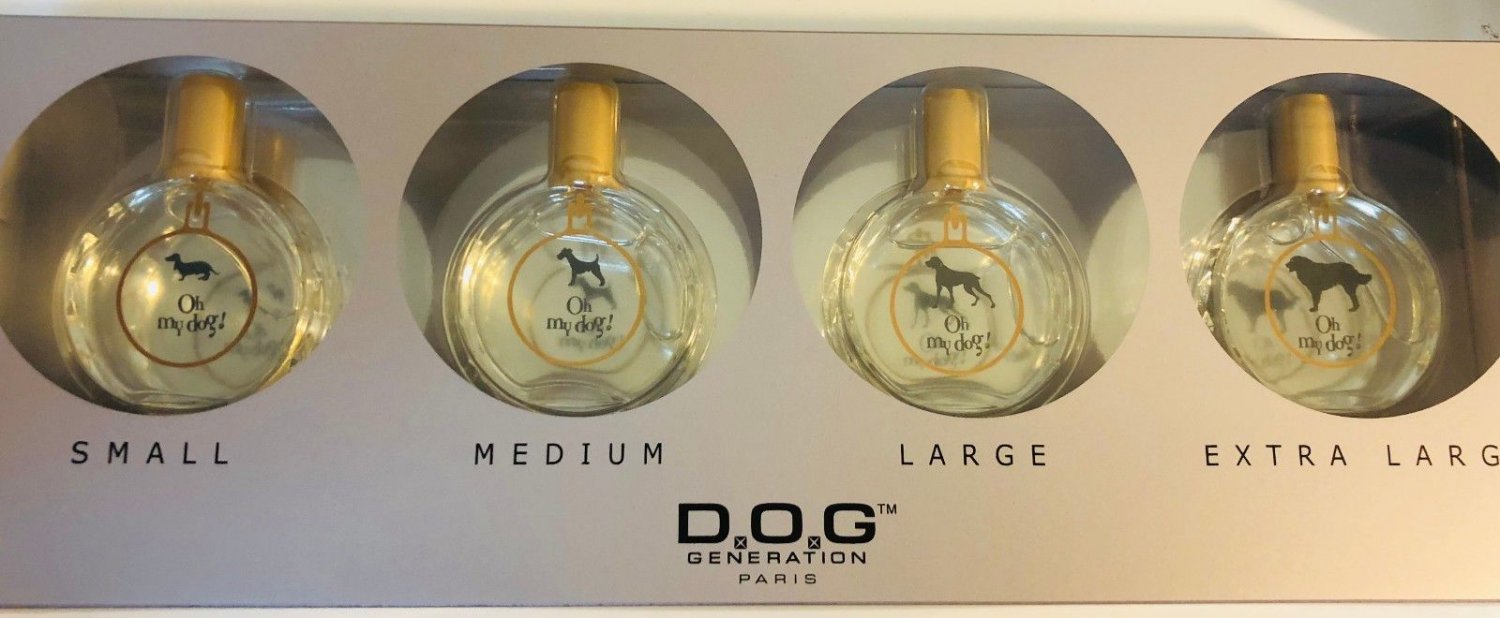 Dog Perfume Sample Box for all size dogs Not spray few drops French