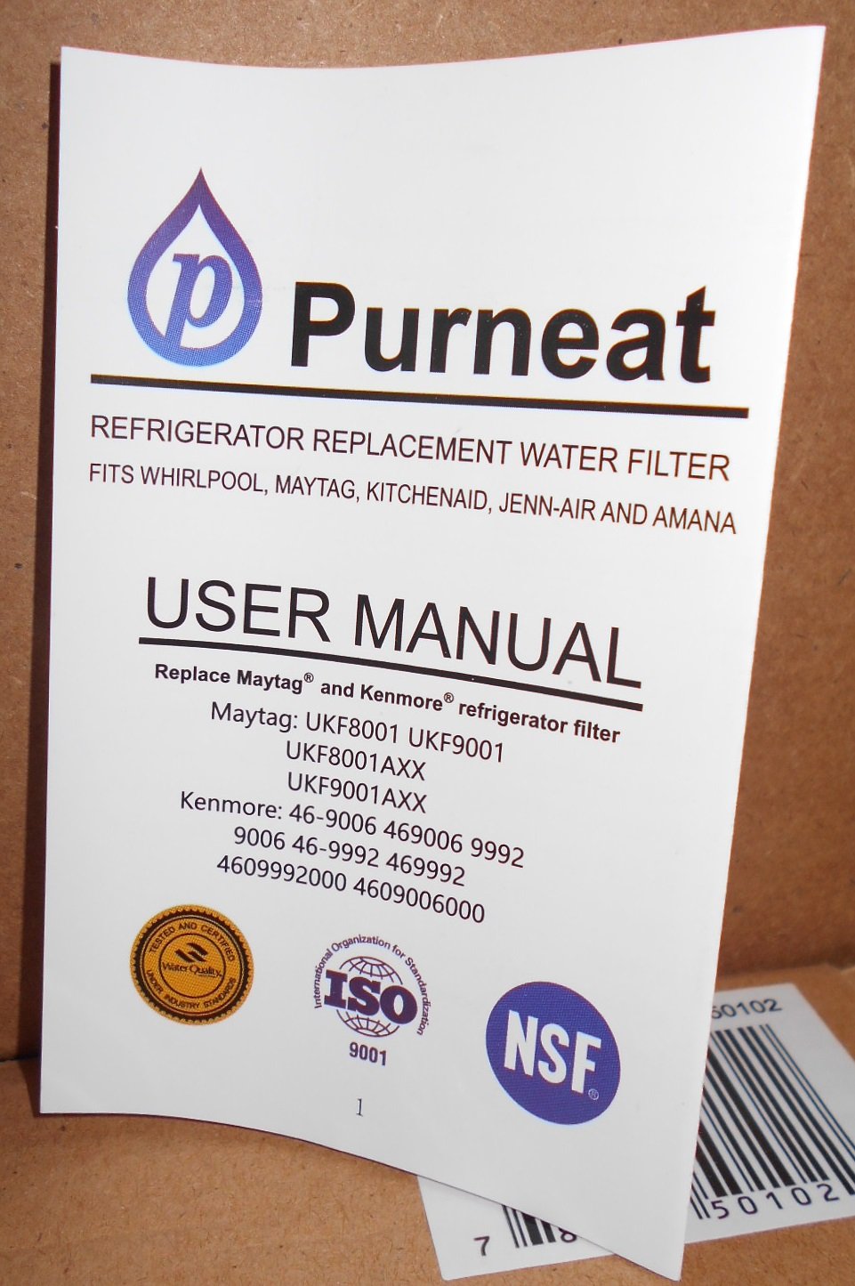 Refrigerator Inside water filter Whirlpool Maytag Kenmore Kitchenaid