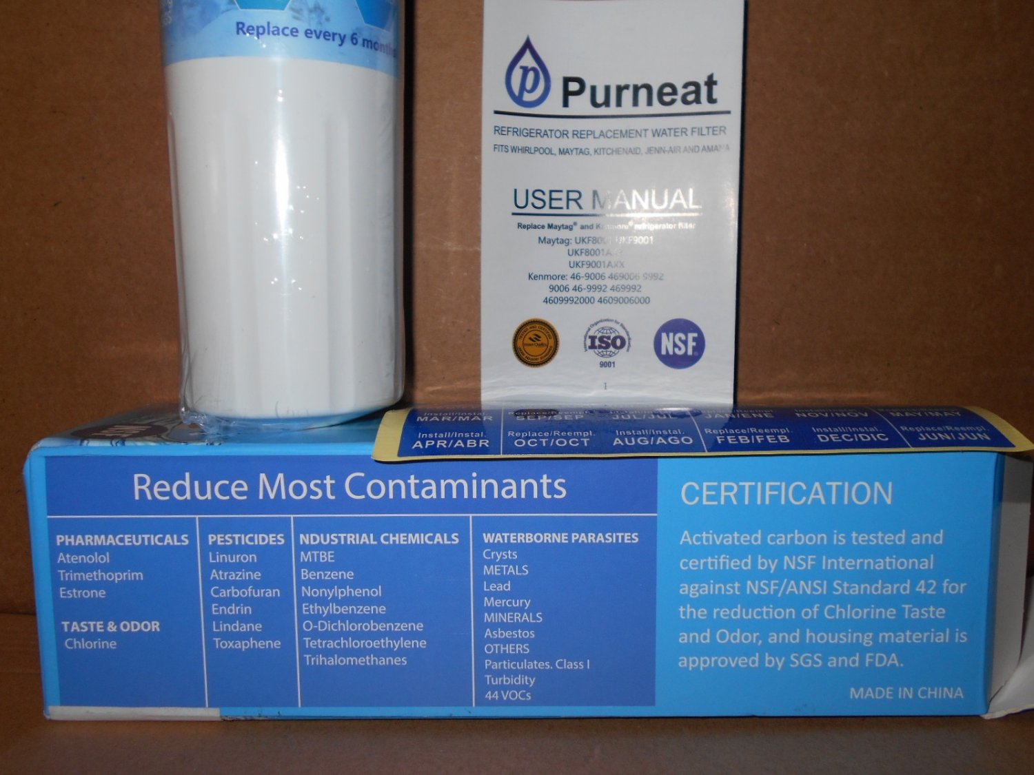 Refrigerator Inside water filter Whirlpool Maytag Kenmore Kitchenaid