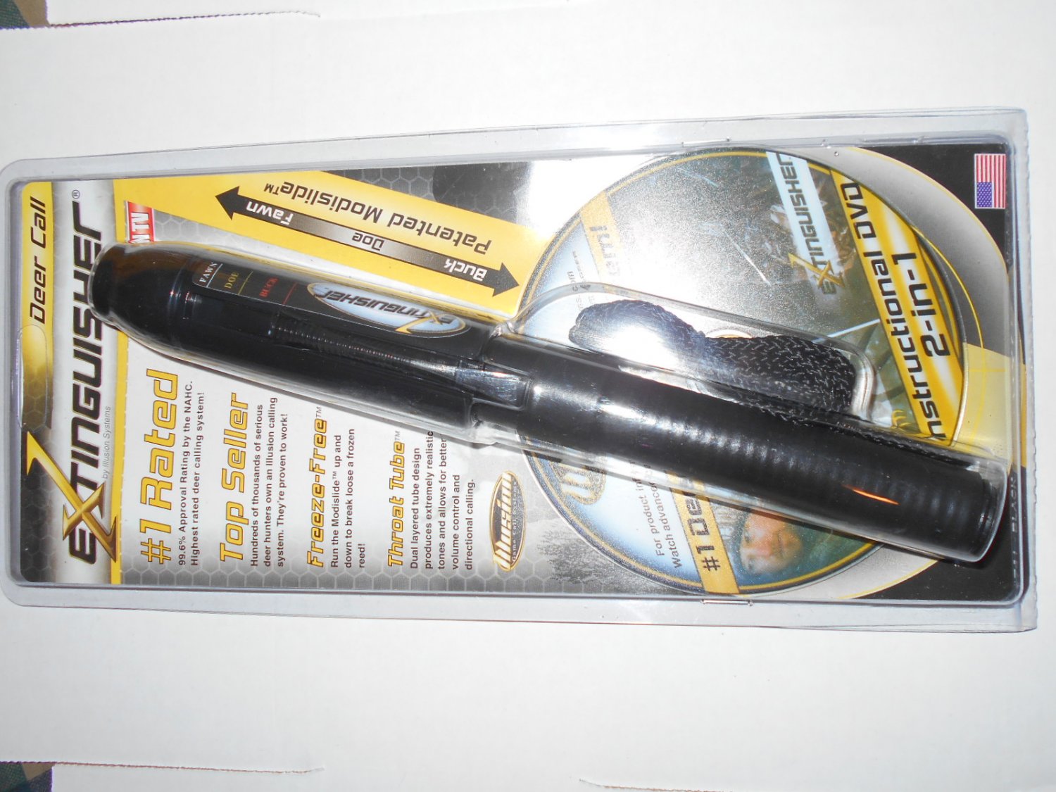 Illusion Extinguisher DOE FAWN BUCK Deer game real call Black