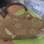 Retired Thirty One Leaf Purse Fall Brown Khaki