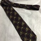 Bill Blass Maroon and Blue Mens Tie