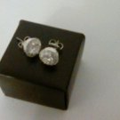Avon Round CZ Stud Earrings