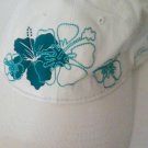 American Dry Goods White Hat Floral