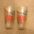 Vintage Happy Happy Colorful Drinking Glasses