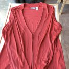 Chico's Traveler Size 2 Womens Sweater Burnt Orange