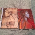 Three 5 X 7 Vyle Paintings on Wood