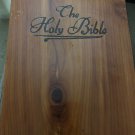 Holy Bible with Cedar Wood Box