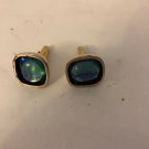 mens cuff links blue