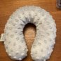 Blankets and Beyond Baby Travel Plush Neck Pillow White Elephant