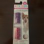 Kitty Caps Size Medium 40 Ct Cat Nail Caps 20 Hot Pink Tips 20 Hot Purple