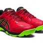 Asics Gel Peak Cricket Rubber Studs Shoes Red\Lemon