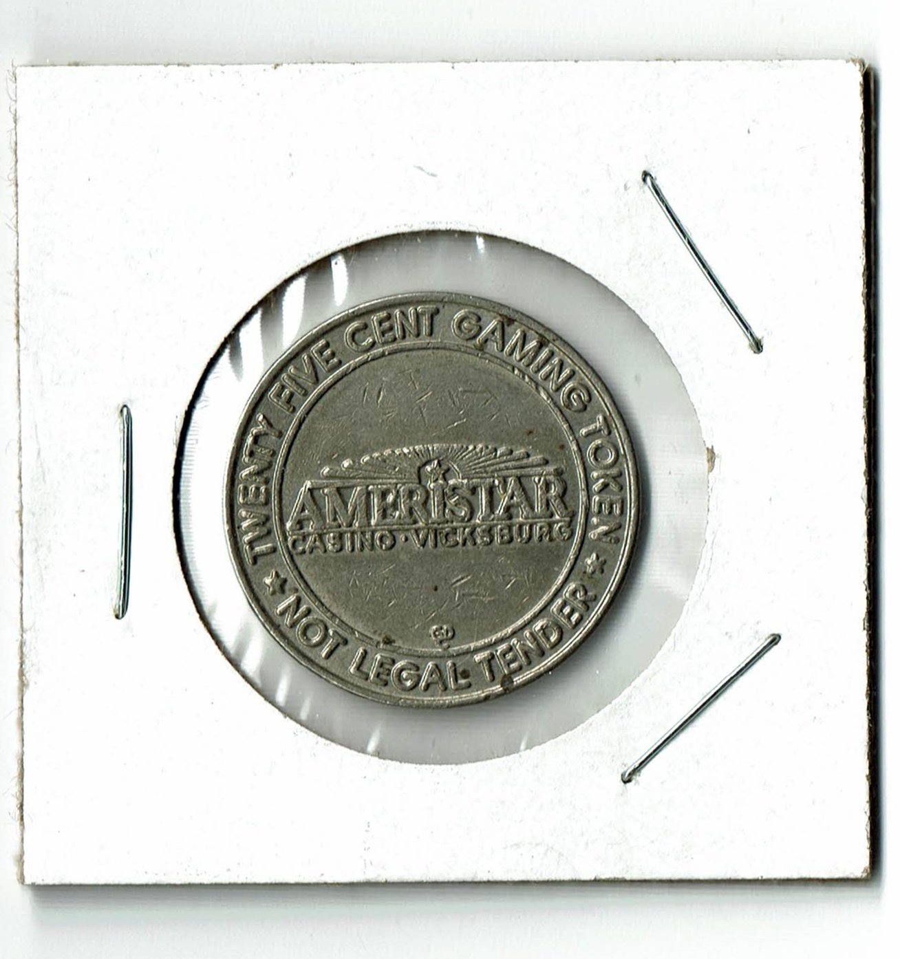 Ameristar casino vicksburg mississippi 25 cents chip token