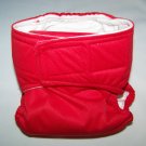 red medium new cloth diaper