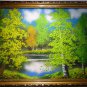 The painting "Birches"