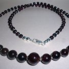 Pomegranate split necklace (54 cm)