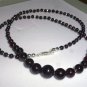 Pomegranate necklace in the central part (54 cm)