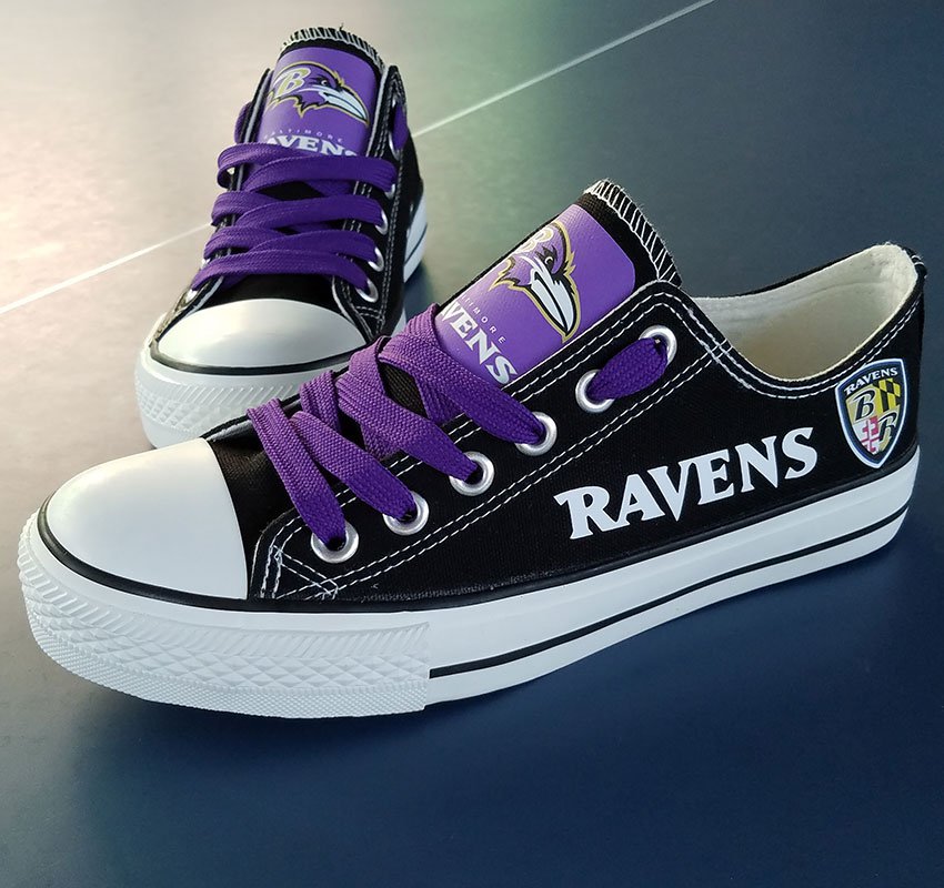 Baltimore Ravens shoes Ravens sneakers Fashion Christmas gift birthday ...
