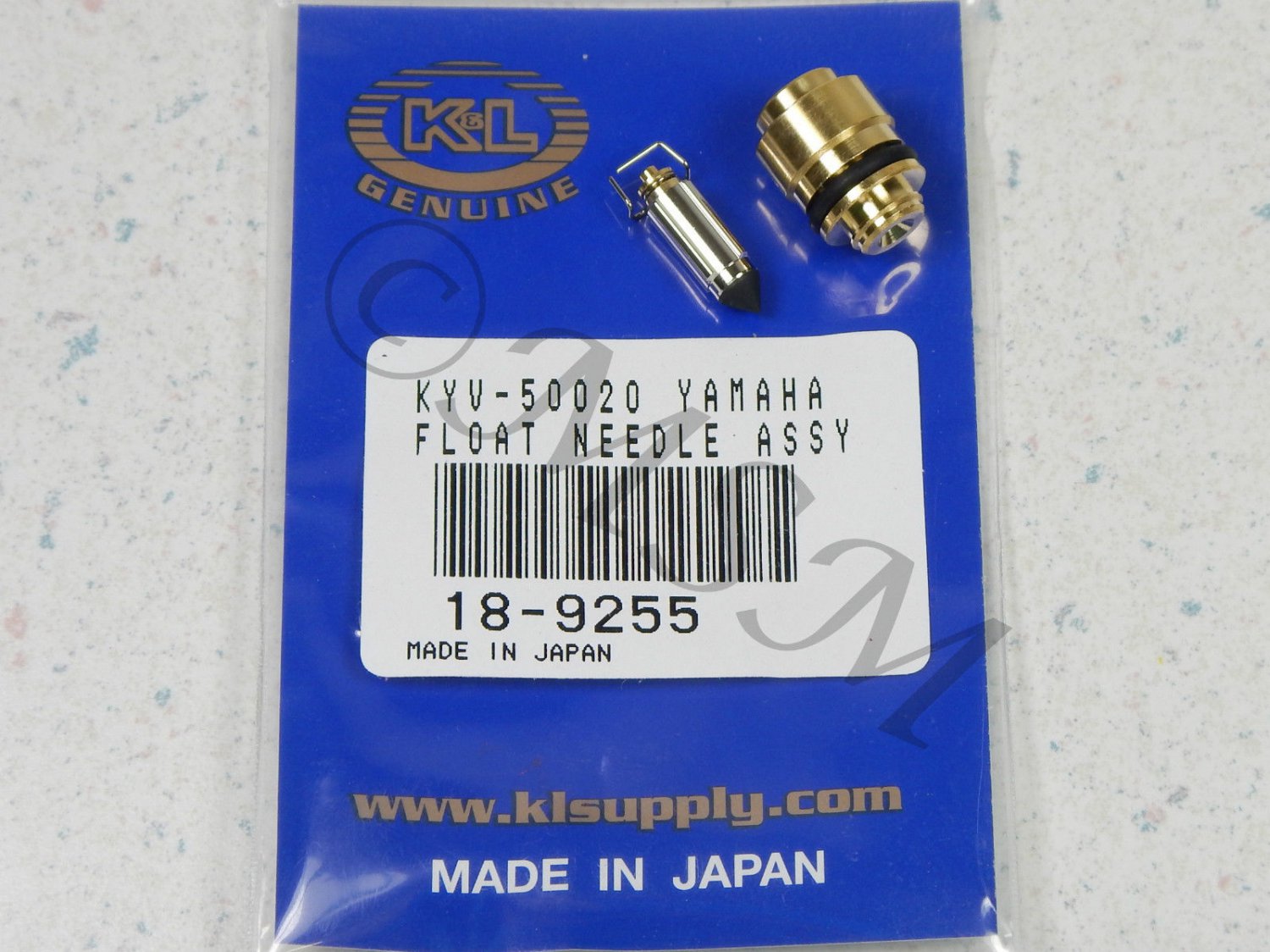 YAMAHA NEW K&L FLOAT VALVE NEEDLE & SEAT A189255