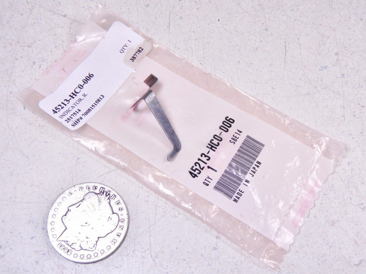 HONDA NOS BRAKE WEAR INDICATOR 45213HC0006